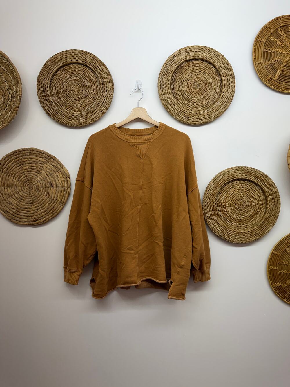 Aerie Brown Long Sleeve Top Medium